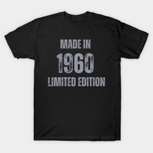 Vintage Made in 1960, Limited Edition  , Gift for Mom Dad Birthday T-Shirt